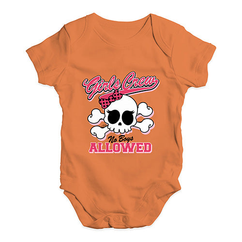 No Boys Allowed Baby Unisex Baby Grow Bodysuit