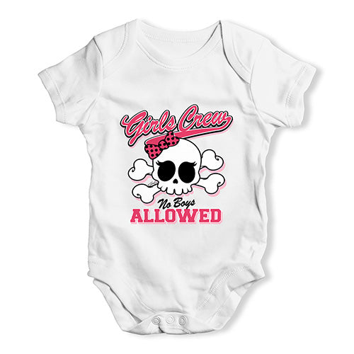 No Boys Allowed Baby Unisex Baby Grow Bodysuit