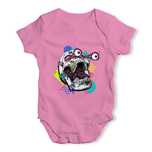 80's Skull Baby Unisex Baby Grow Bodysuit