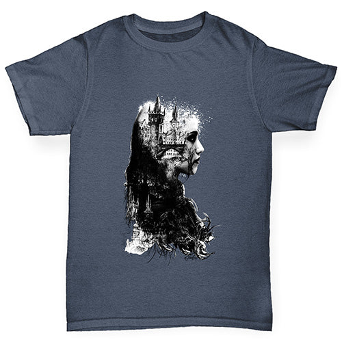 Beautiful Lady Castle Boy's T-Shirt