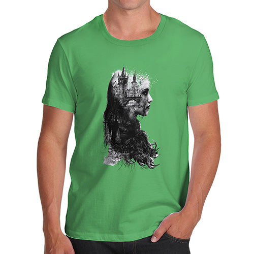 Beautiful Lady Castle Men's T-Shirt