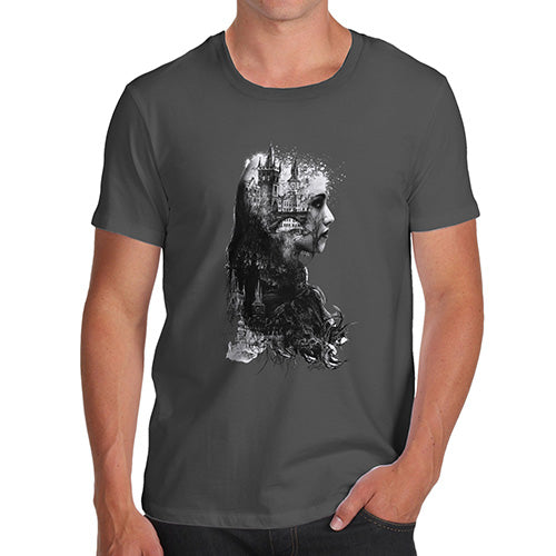 Beautiful Lady Castle Men's T-Shirt