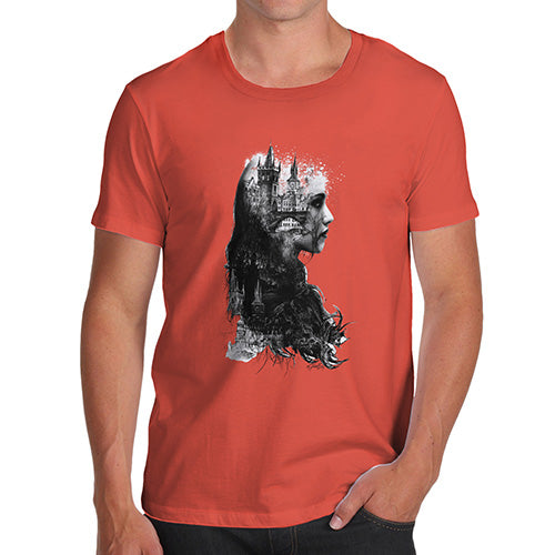 Beautiful Lady Castle Men's T-Shirt