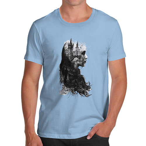 Beautiful Lady Castle Men's T-Shirt