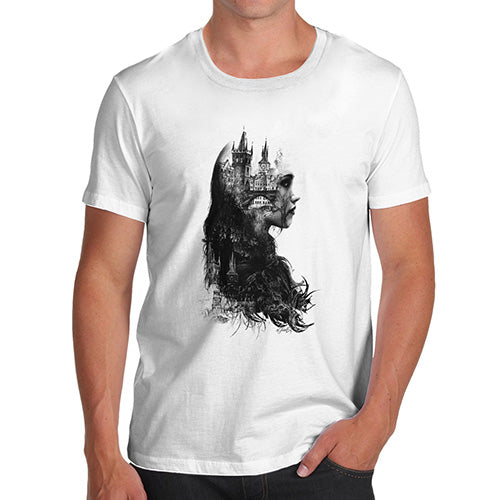 Beautiful Lady Castle Men's T-Shirt