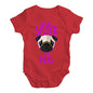 My Big Sister Is A Pug Baby Unisex Baby Grow Bodysuit