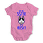 My Big Sister Is A Husky Baby Unisex Baby Grow Bodysuit