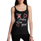 Novelty Tank Top Women Dear Santa Define Good Women's Tank Top Large Black