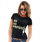 Womens Novelty T Shirt Ho Ho Prosecco Women's T-Shirt X-Large Black