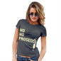 Funny T Shirts For Women Ho Ho Prosecco Women's T-Shirt Small Dark Grey