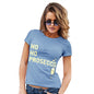 Funny Tee Shirts For Women Ho Ho Prosecco Women's T-Shirt Large Sky Blue