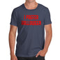 Mens Funny Sarcasm T Shirt I Prefer Halloween Men's T-Shirt Large Navy