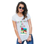 Womens Novelty T Shirt Let Me Take An Elfie Women's T-Shirt Medium White