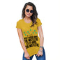 Funny Shirts For Women What Happens Under The Mistletoe Women's T-Shirt Large Yellow