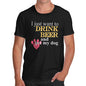 Drink Beer And Pet My Dog Men's T-Shirt