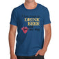 Drink Beer And Pet My Dog Men's T-Shirt