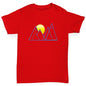 Triangle Mountain Sunset Boy's T-Shirt