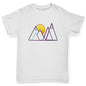 Triangle Mountain Sunset Girl's T-Shirt 