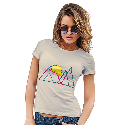 Triangle Mountain Sunset Women's T-Shirt 