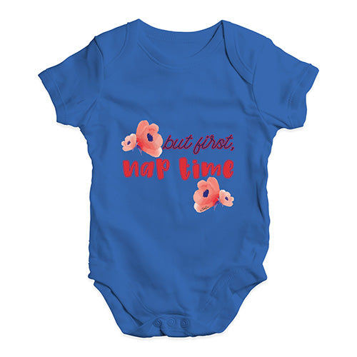 But First Nap Time Baby Unisex Baby Grow Bodysuit