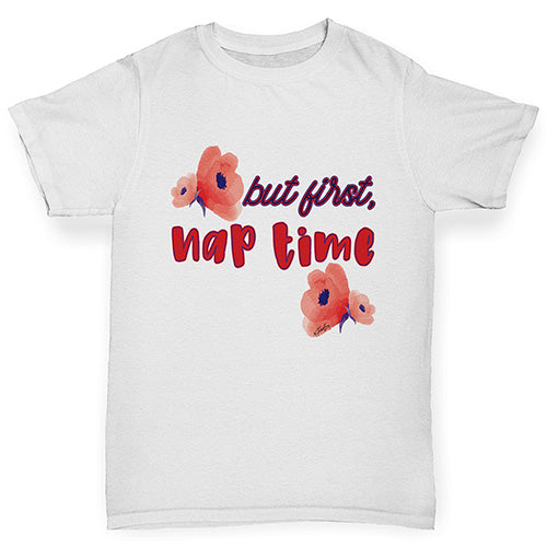 But First Nap Time Boy's T-Shirt