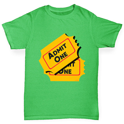 Admit One Ticket Boy's T-Shirt