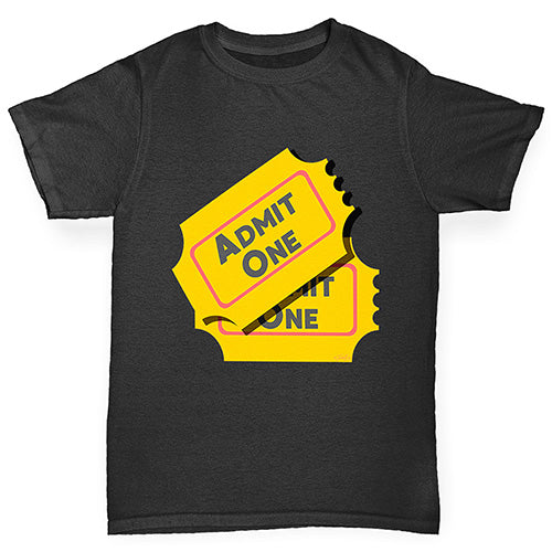 Admit One Ticket Girl's T-Shirt 