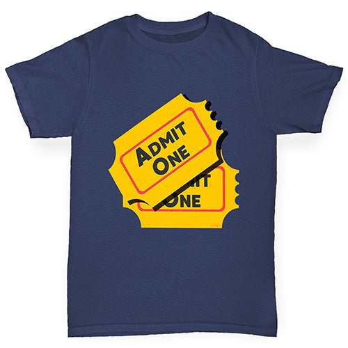 Admit One Ticket Girl's T-Shirt 