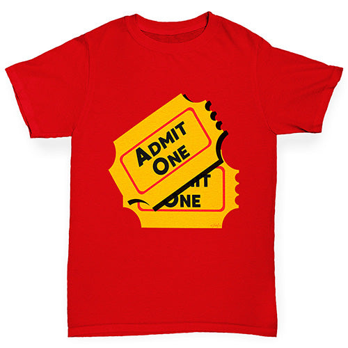 Admit One Ticket Girl's T-Shirt 