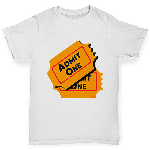 Admit One Ticket Girl's T-Shirt 