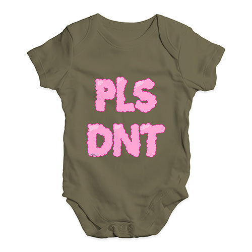 Pls Dnt Please Don't Baby Unisex Baby Grow Bodysuit