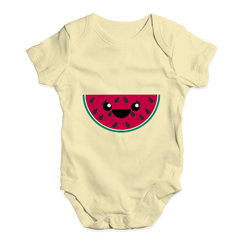 Happy Cartoon Watermelon Baby Unisex Baby Grow Bodysuit