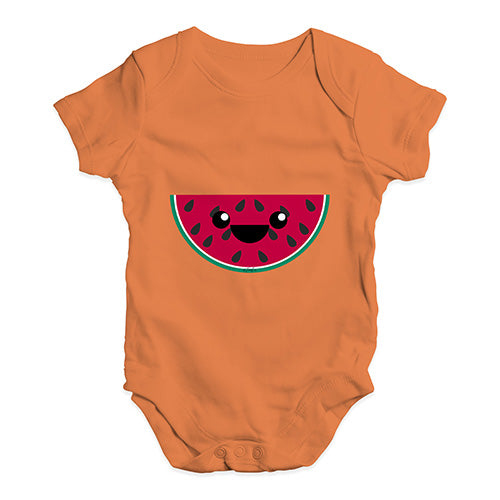 Happy Cartoon Watermelon Baby Unisex Baby Grow Bodysuit