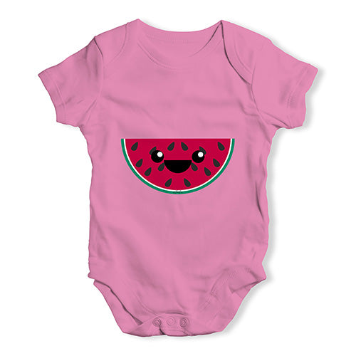 Happy Cartoon Watermelon Baby Unisex Baby Grow Bodysuit