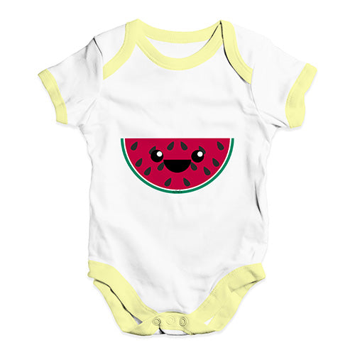 Happy Cartoon Watermelon Baby Unisex Baby Grow Bodysuit