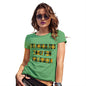 Womens Funny Tshirts It's Never Too Early For Halloween Women's T-Shirt Medium Green