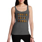 Novelty Tank Top Women It's Never Too Early For Halloween Women's Tank Top Small Dark Grey