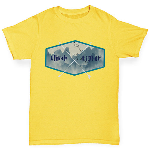 Climb Higher Boy's T-Shirt