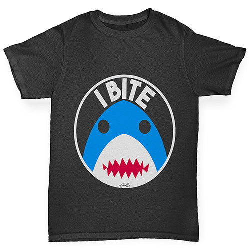 I Bite Shark Boy's T-Shirt