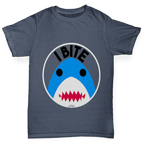 I Bite Shark Boy's T-Shirt