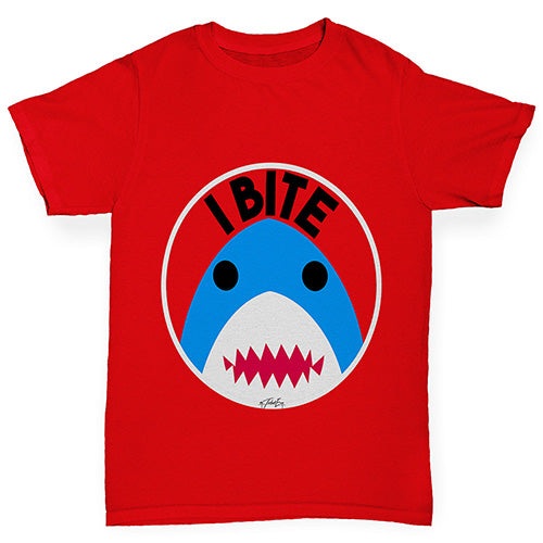 I Bite Shark Boy's T-Shirt