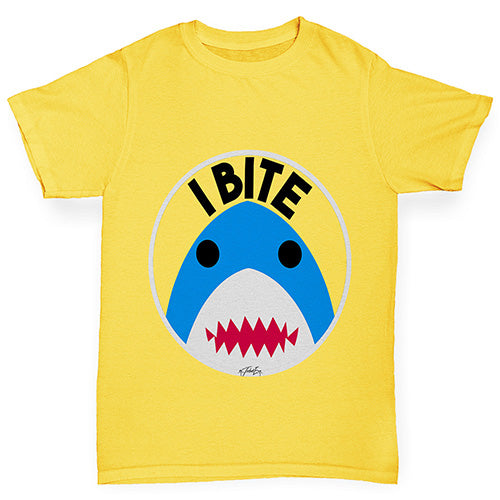 I Bite Shark Boy's T-Shirt