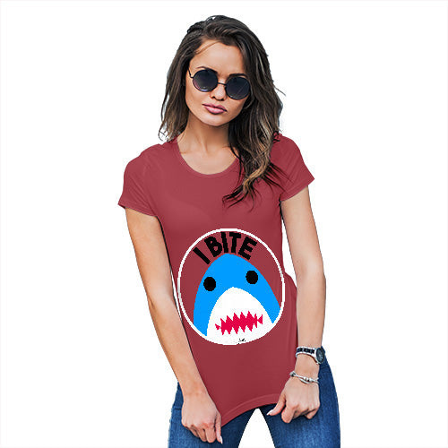 I Bite Shark Women's T-Shirt 