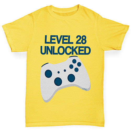 Personalised Level Unlocked Girl's T-Shirt 