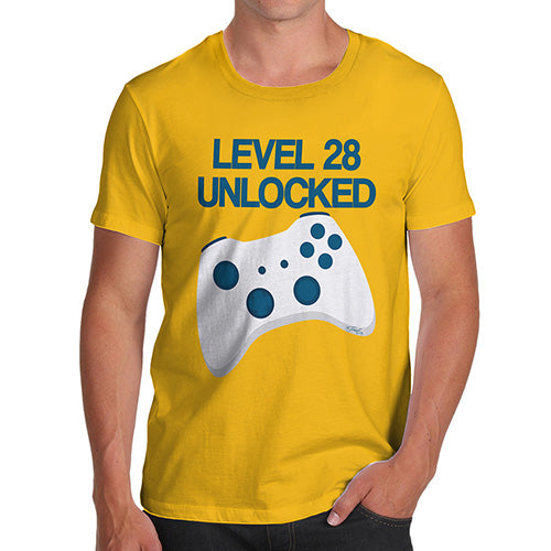 Personalised Level Unlocked Men's T-Shirt