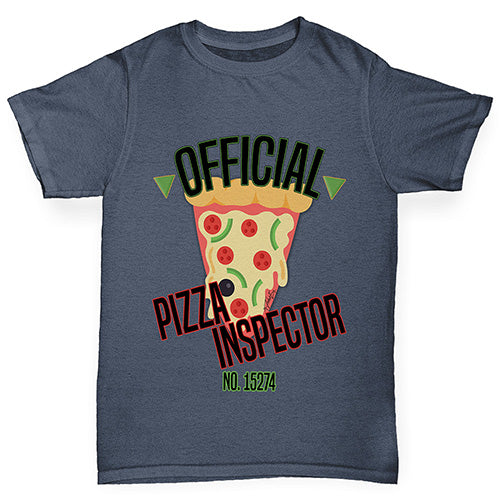 Official Pizza Inspector Boy's T-Shirt