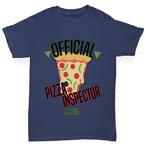 Official Pizza Inspector Boy's T-Shirt