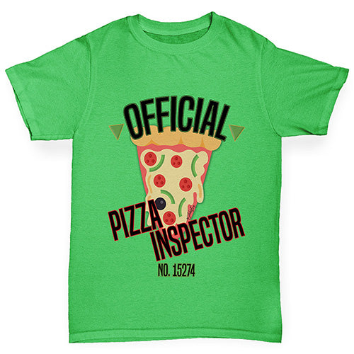 Official Pizza Inspector Girl's T-Shirt 