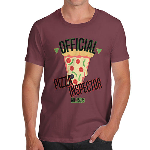 Official Pizza Inspector Men's T-Shirt