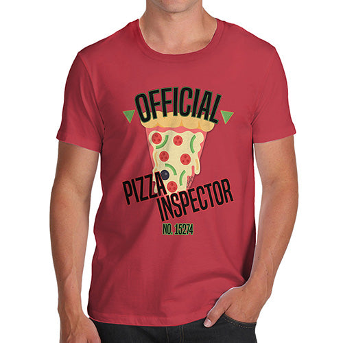 Official Pizza Inspector Men's T-Shirt